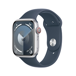 Compra Apple Watch MRMH3CL/A S9 GPS+Cell 45mm Alum Plata Dep Azul Tormenta